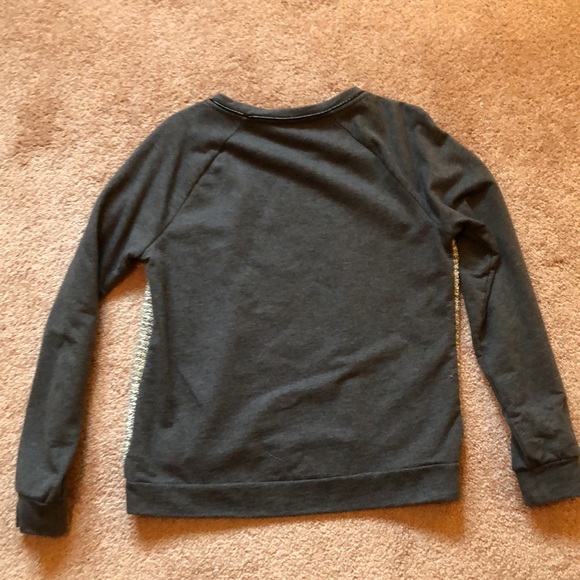 Gray & black cotton lounge top Jaclyn Smith - Picture 3 of 10